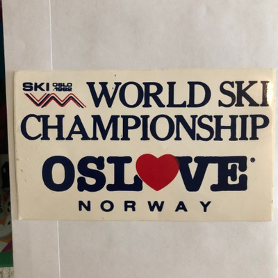 Tarrat: MM 1982 Oslo.