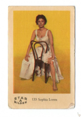 Purkkakuva STAR A n:o 133 SOPHIA LOREN