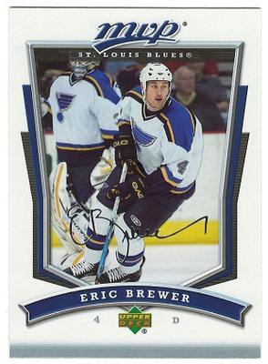 07-08 Upper Deck MVP #39 Eric Brewer
