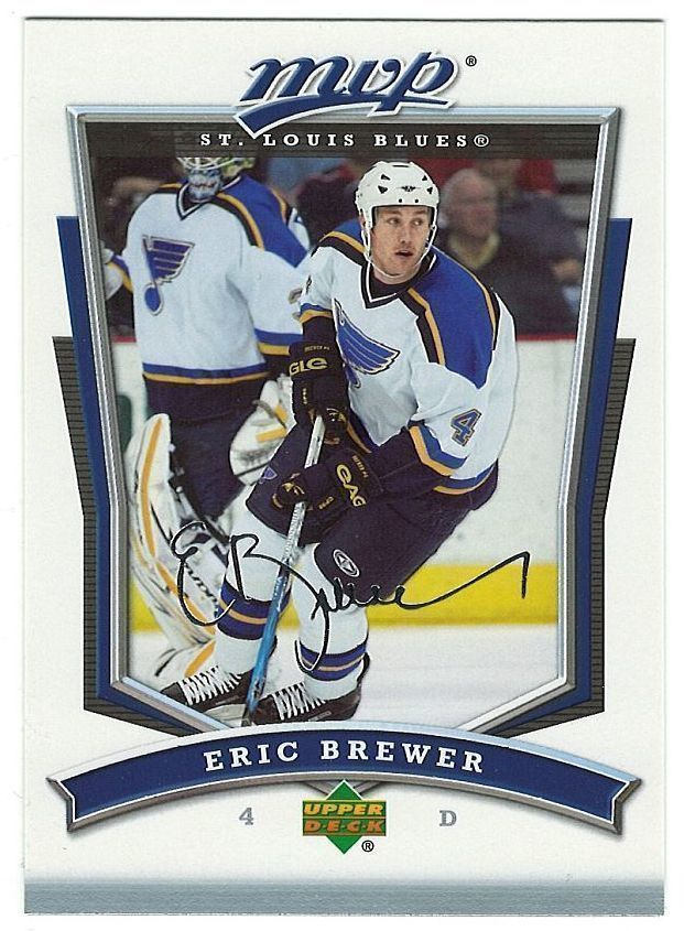 07-08 Upper Deck MVP #39 Eric Brewer