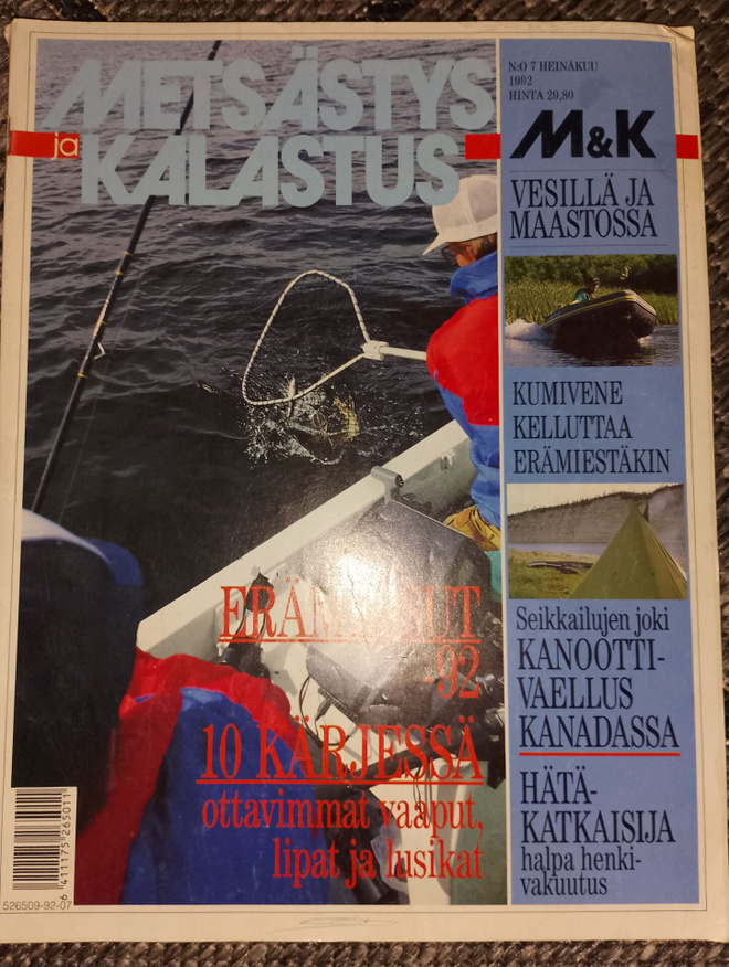 Metsästys ja kalastus 7/1992