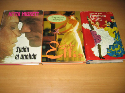3 kirjaa, mm. Sydän ei unohda