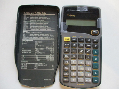 TEXAS INSTRUMENTS TI-30XA