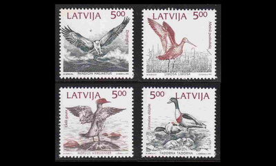 Latvia 340-3 ** Lintuja (1992)