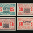 Itävalta Notgeld 25, 30, 50, 80 Heller, Pupping - pikkukuva 2