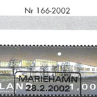 Ål 2002 Postiterminaali 1,00 € välilöpari numer EPL LaPe 206 - pikkukuva 1