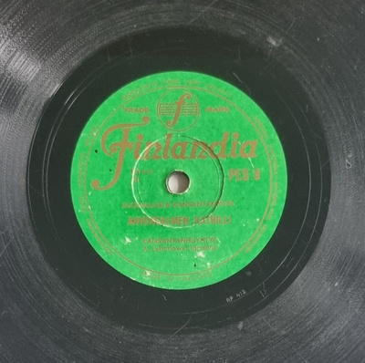 Savikiekko 1957 - Kansantanhuyhtye - Finlandia PES 8