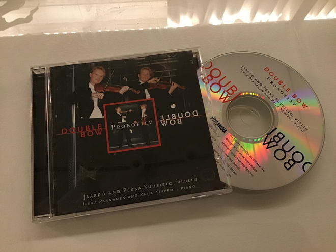 Jaakko ja Pekka Kuusisto . Double bow Prokofiev CD