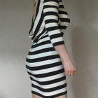 Designers Remix Charlotte Eskildsen mustavalkoinen mekko S - pikkukuva 2