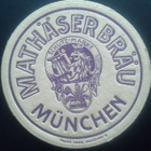 Lasinalusta Mathäserbräu Munchen, vanha - pikkukuva 1
