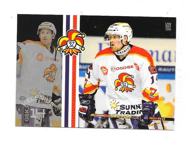2007-08 CardSet #222 Sami Helenius  Jokerit