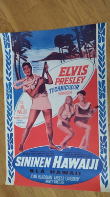 Elokuvajuliste Elvis Presley Sininen Hawaiji