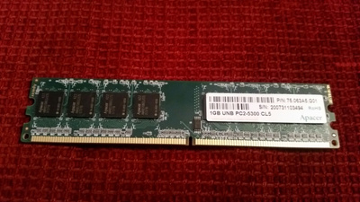 APACER  1GB  unb pc2-5300 cl5   ( muistikampa )