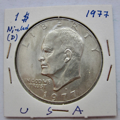USA 1 Dollar 1977 D Eisenhower