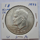 USA 1 Dollar 1977 D Eisenhower - pikkukuva 1