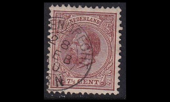 Alankomaat 20D o Willem III 7 1/2 C (1872)
