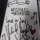 MICHAEL MONROE KIRJA MIKEN OMISTUSKIRJOITUKSELLA - pikkukuva 2
