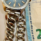 VANHA Kello Leijona Automatic Waterproof Sveitsi KOMEA Ketju - pikkukuva 2