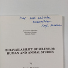 Marja Mutanen : Bioavailability of selenium: human and an... - pikkukuva 2