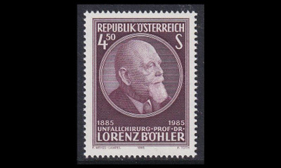 Itävalta 1800 ** Kirurgi Lorenz Böhler (1985)