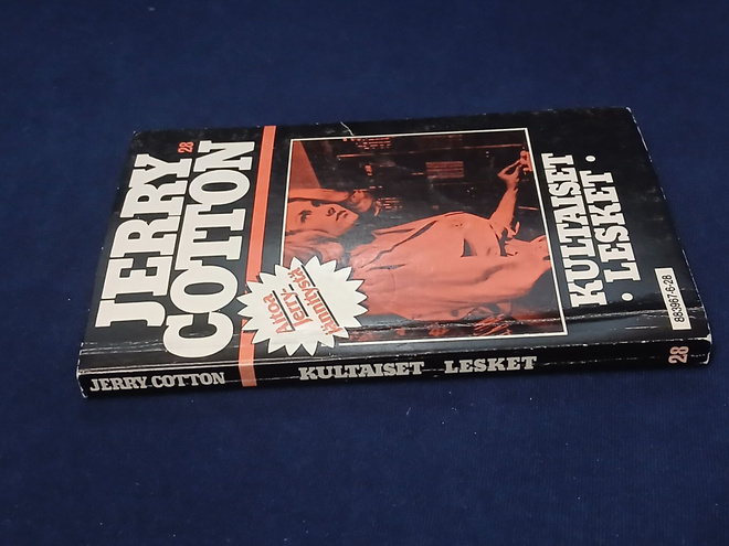 Jerry Cotton pokkari No 28 1986 Kultaiset lesket