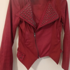 Punainen Ark&Co biker takki - pikkukuva 1
