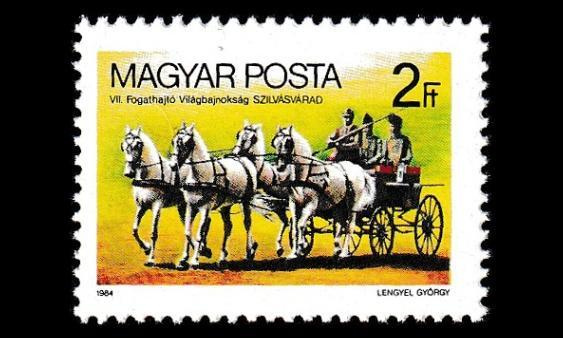 Unkari 3692 ** Ratsastuksen MM-kilpailut (1984)