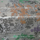 Iso hopeanvärinen pöytäliina, kaunis kuvitus198cm x 146cm - pikkukuva 2