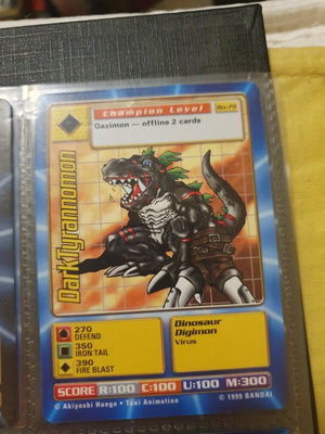 [M] 1999 Bandai Digimon - Non Holo card Bo-79