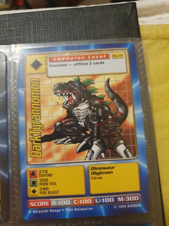 [M] 1999 Bandai Digimon - Non Holo card Bo-79