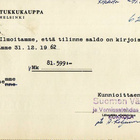 FIRMAKORTTI KOKKOLA SUOMEN VÄRI JA VERNISSA TEHDAS - pikkukuva 1
