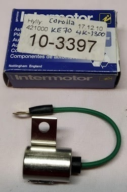 Toyota Corolla KE70 TE51 TE71 Facet uusi kondensaattori 1x