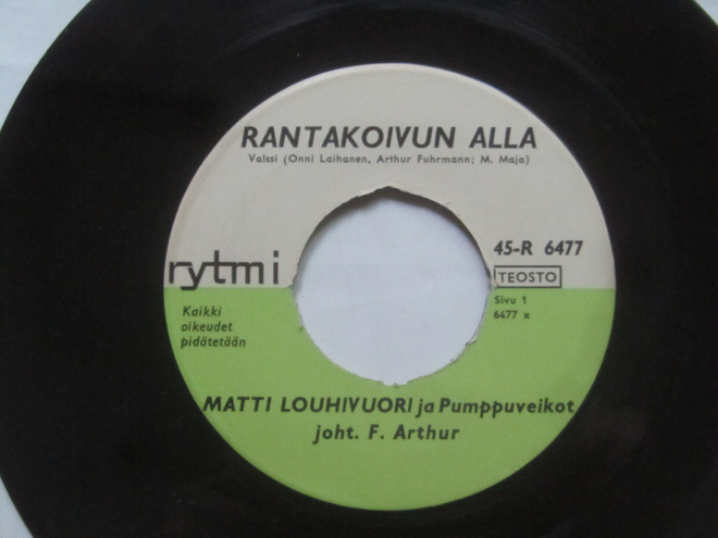 Matti Louhivuori:Rantakoivun alla 7" single
