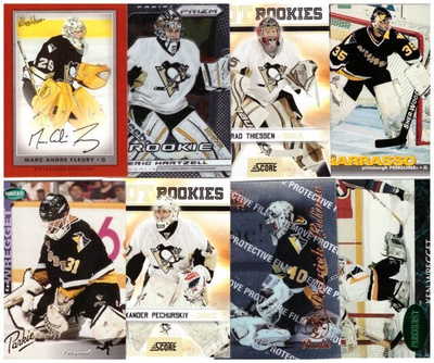 8 x PITTSBURGH PENGUINS Maalivahtien Erikoi Rc ym. Kortteja