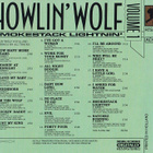 Howlin' Wolf volume 1: Smokestack Lightnin' (CD) - pikkukuva 2