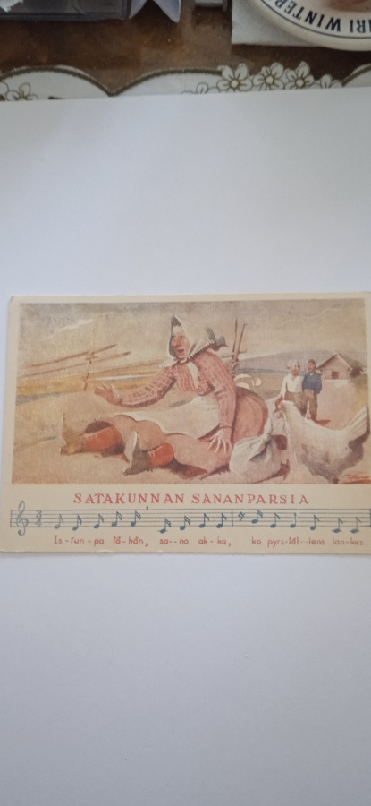 Satakunnan sananlaskuja ( Istunpa tähän...)