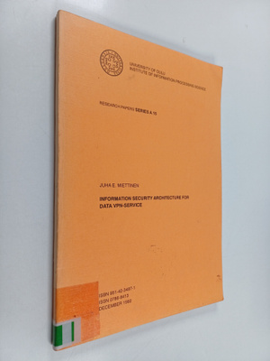 Juha Miettinen : Information security architecture for da...