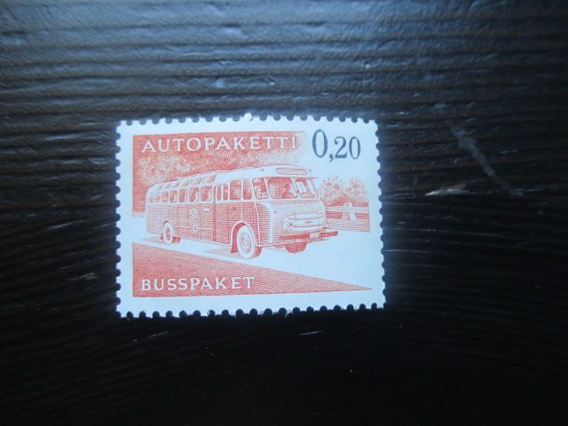 Autopakettimerkki 0,20mk 1963 y-paperi **