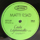 Matti Esko Laulu Lapinmaalle maksi single ps 1988 Särestönie - pikkukuva 3