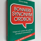 Göran Walter : Bonniers synonym-ordbok - pikkukuva 1