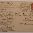 Lintuaiheinen postikortti, kulk. 1909 - pikkukuva 2
