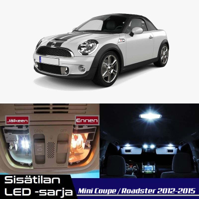Mini Coupe / Roadster Sisätilan LED-sarja 10-osa