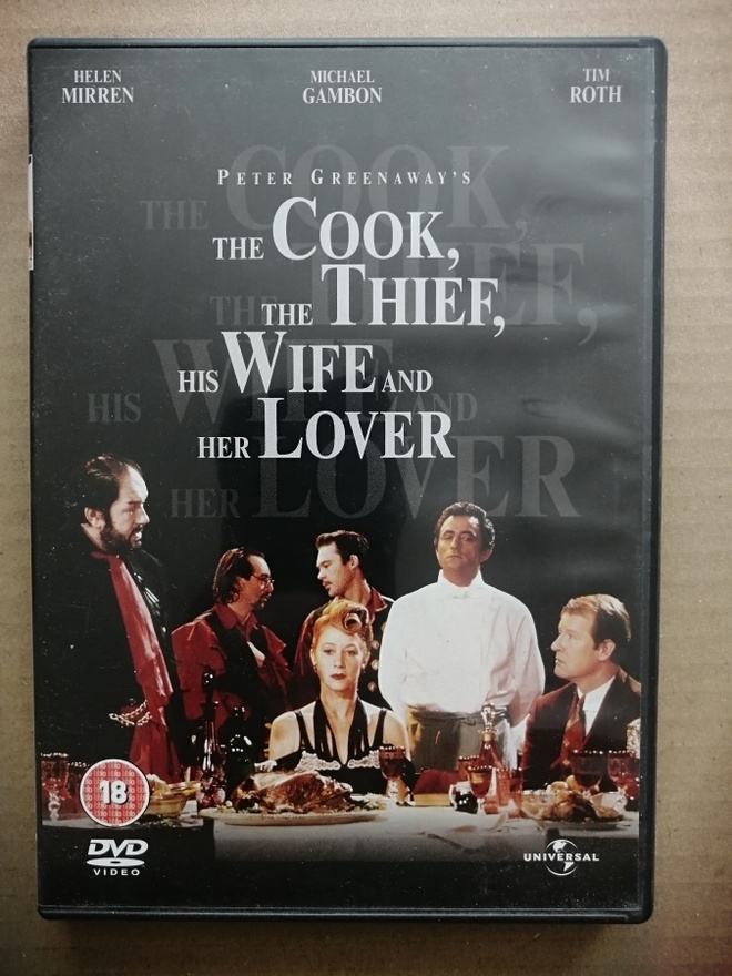 The cook, the thief, his wife and her lover / Suomi txt.