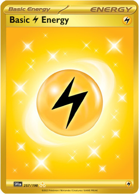Basic Lightning Energy 257/198 - Scarlet & Violet - NM/M