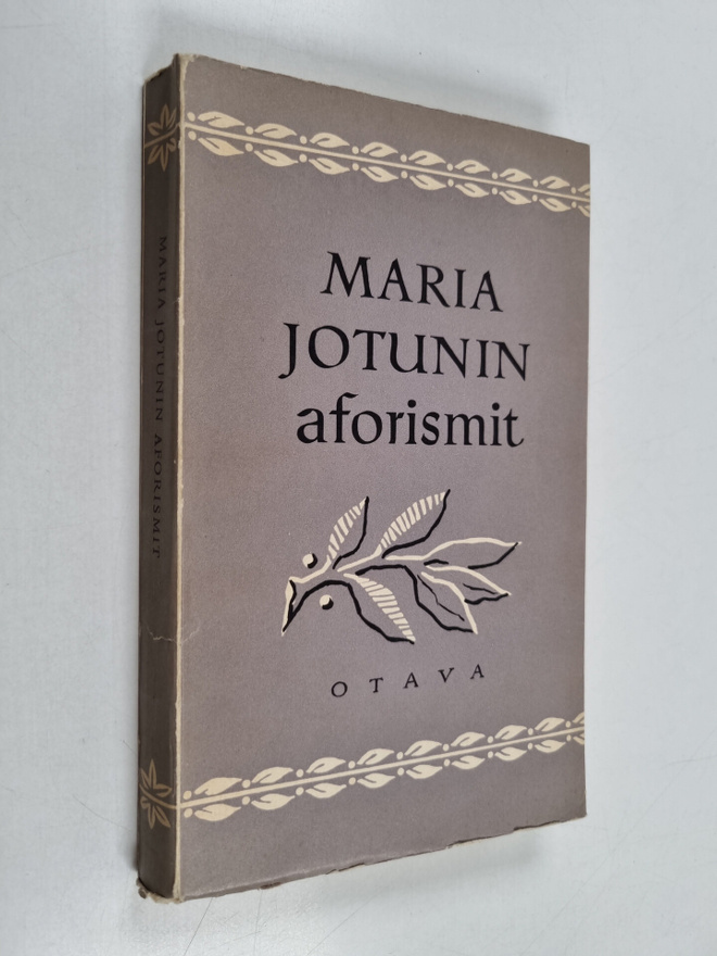 Maria Jotuni : Maria Jotunin aforismit