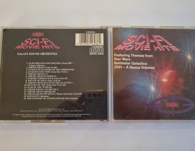 THE GALAXY SOUND ORCHESTRA: SCI-FI MOVIE HITS CD