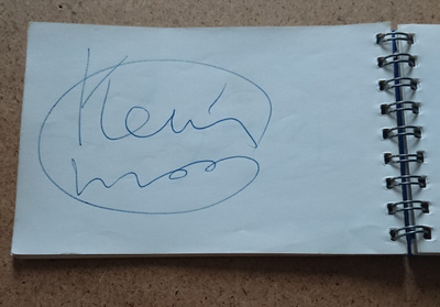 KEITH MOON, The WHO nimikirjoitus,signed, autograph