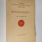 Minnesskrift den 5 februari 1935 : Svenska Litteratursäll... - pikkukuva 1