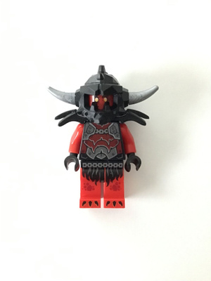 Lego minifiguuri - Nexo Knights, Ash Attacker - Flat Silver