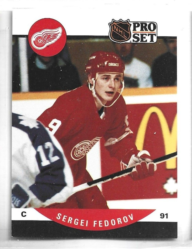 SERGEI FEDOROV ROOKIE RED WINGS #604